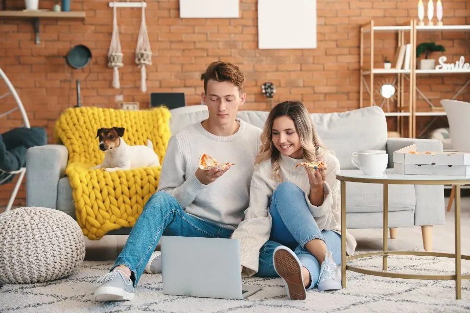A couple organising their priorities